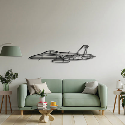F/A-18F Super Hornet Metal Aircraft Wall Art - NCP0085