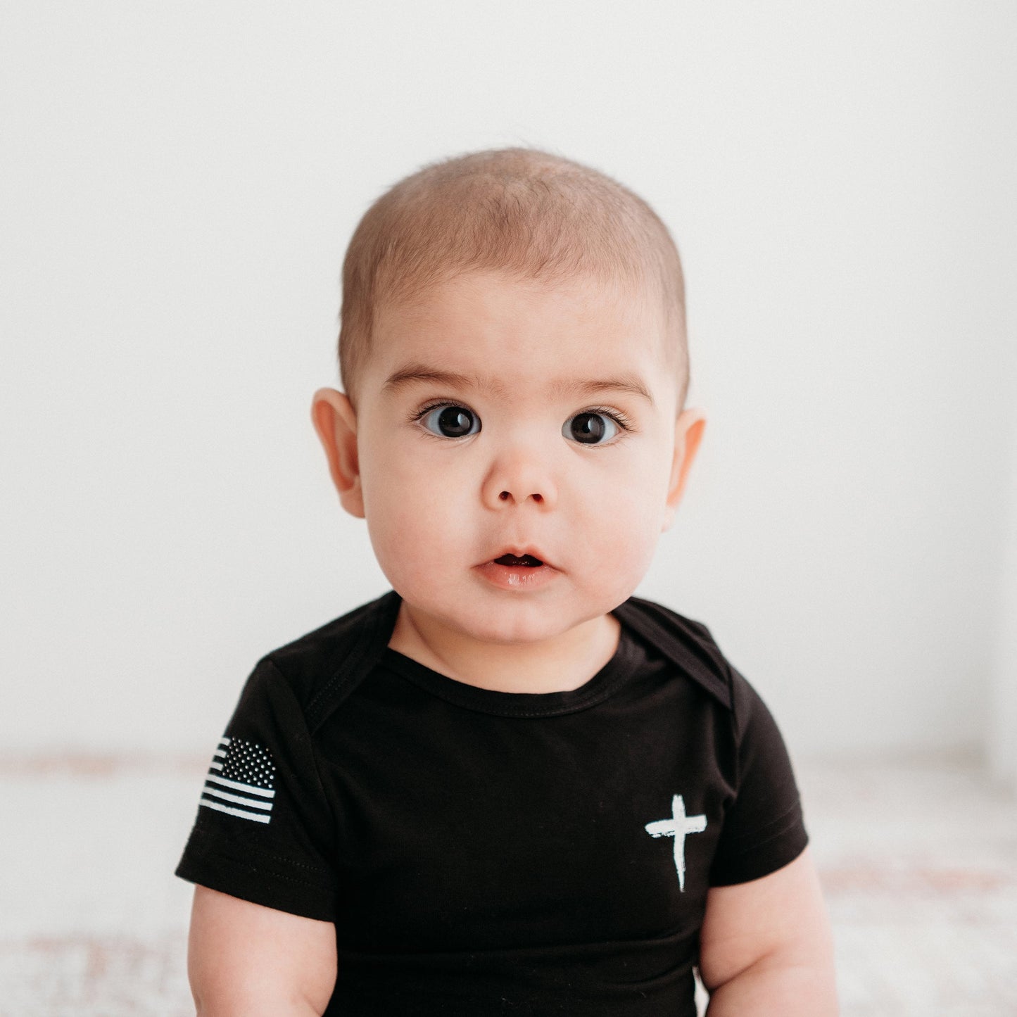 Soft & Breathable Bamboo Christian Baby Onesie – Show Faith & Freedom from Day One