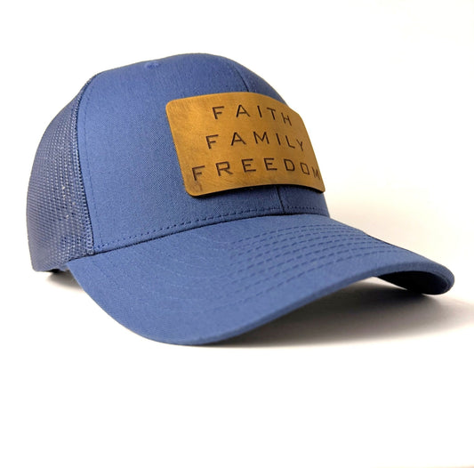 Faith Family Freedom Trucker Hat Christian Hat