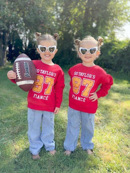 Go Taylor's Fiancé Toddler Crewneck Sweatshirt