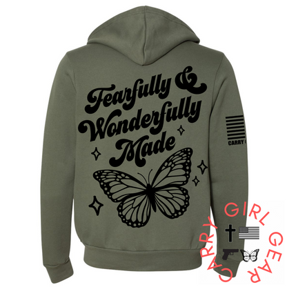 FEARFULLY & WONDERFULLY MADE Zippered Hoodie