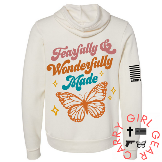 FEARFULLY & WONDERFULLY MADE Zippered Hoodie