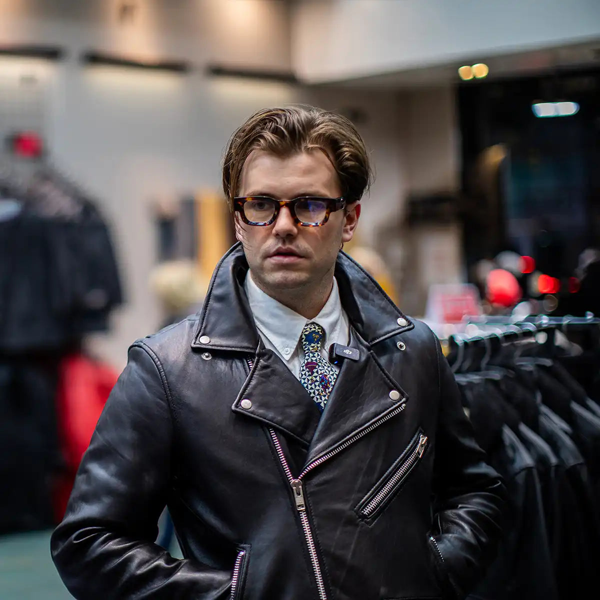 Fillmore Men's Motorcycle Leather Jacket