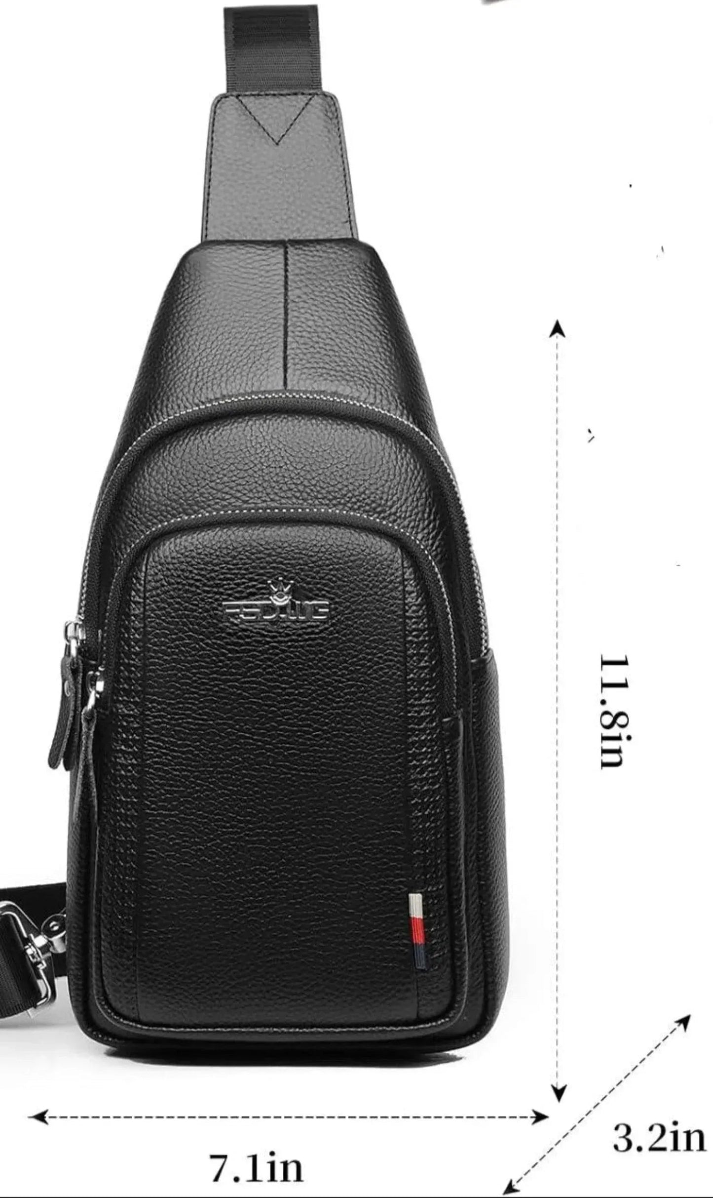 Men’s Leather Sling Bag – Modern Everyday Carry