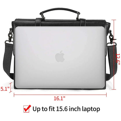 Men’s Leather Messenger Bag – Laptop Ready