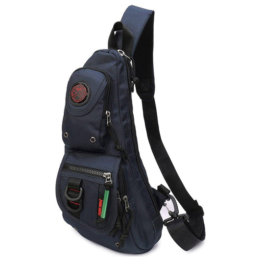 Men’s Nylon Sling Bag – Secure Anti-Theft