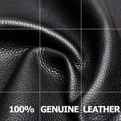 Anti-Theft Leather Backpack – Smart USB Charging & 15.6″ Laptop Compartment