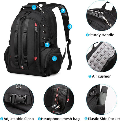 Men’s Oxford Backpack – TSA-Ready Travel Secure Anti-Theft