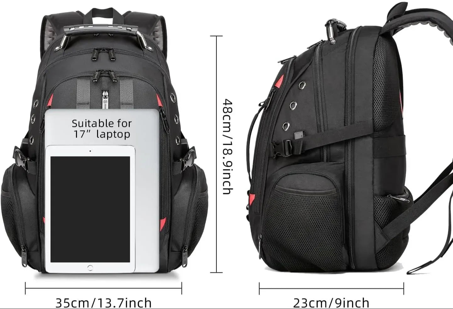 Men’s Oxford Backpack – TSA-Ready Travel Secure Anti-Theft