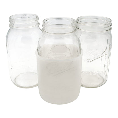 Silicone Sleeve for Quart 32oz Mason Jars