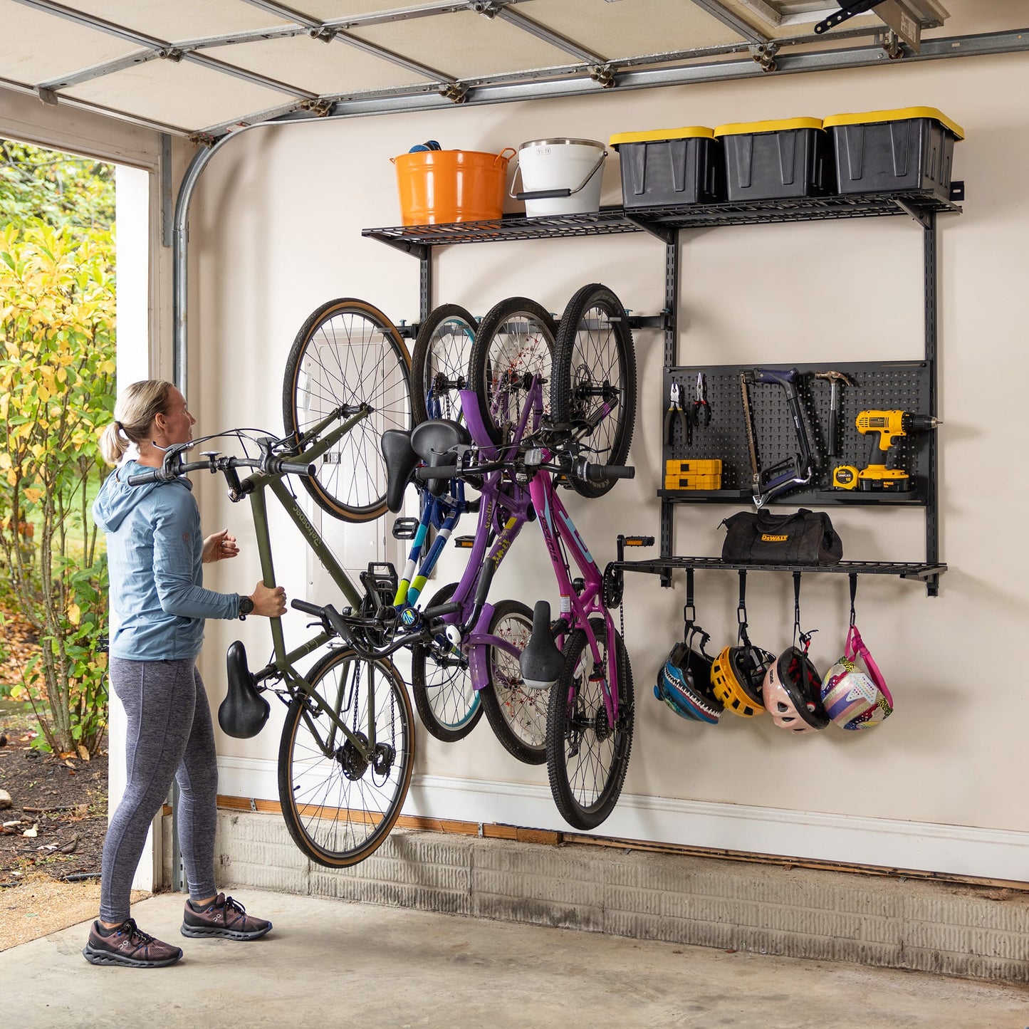 G-Storage Pro | Adjustable Wall Storage System | Holds 500 lbs