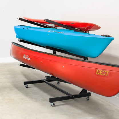 G-Watersport 3 Levels With Wheels | Single-Sided | Black