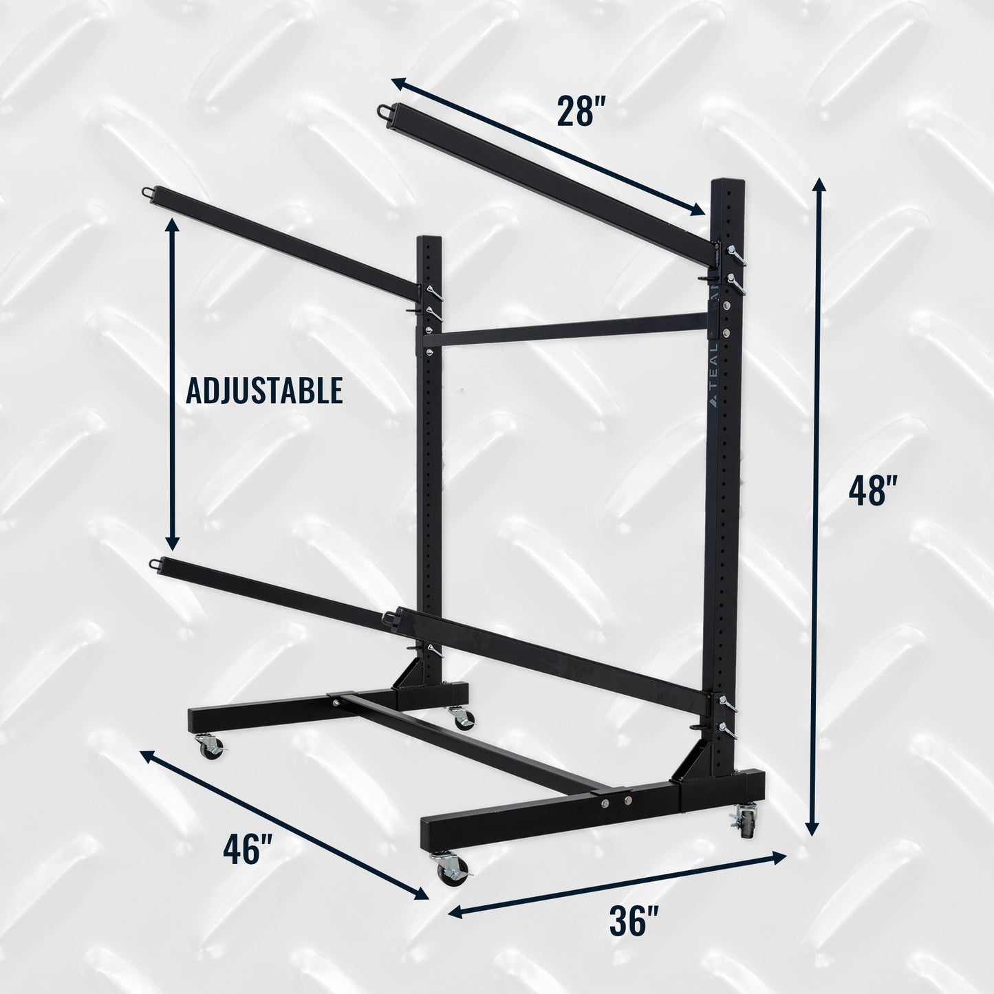 G-Watersport 2 Levels With Wheels | Single-Sided | Black