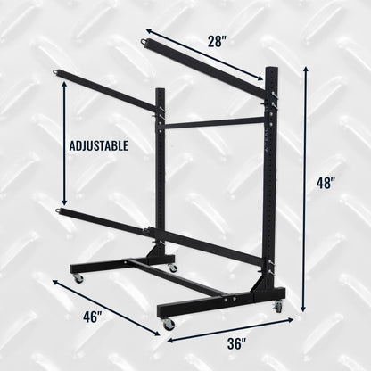 G-Watersport 2 Levels With Wheels | Single-Sided | Black