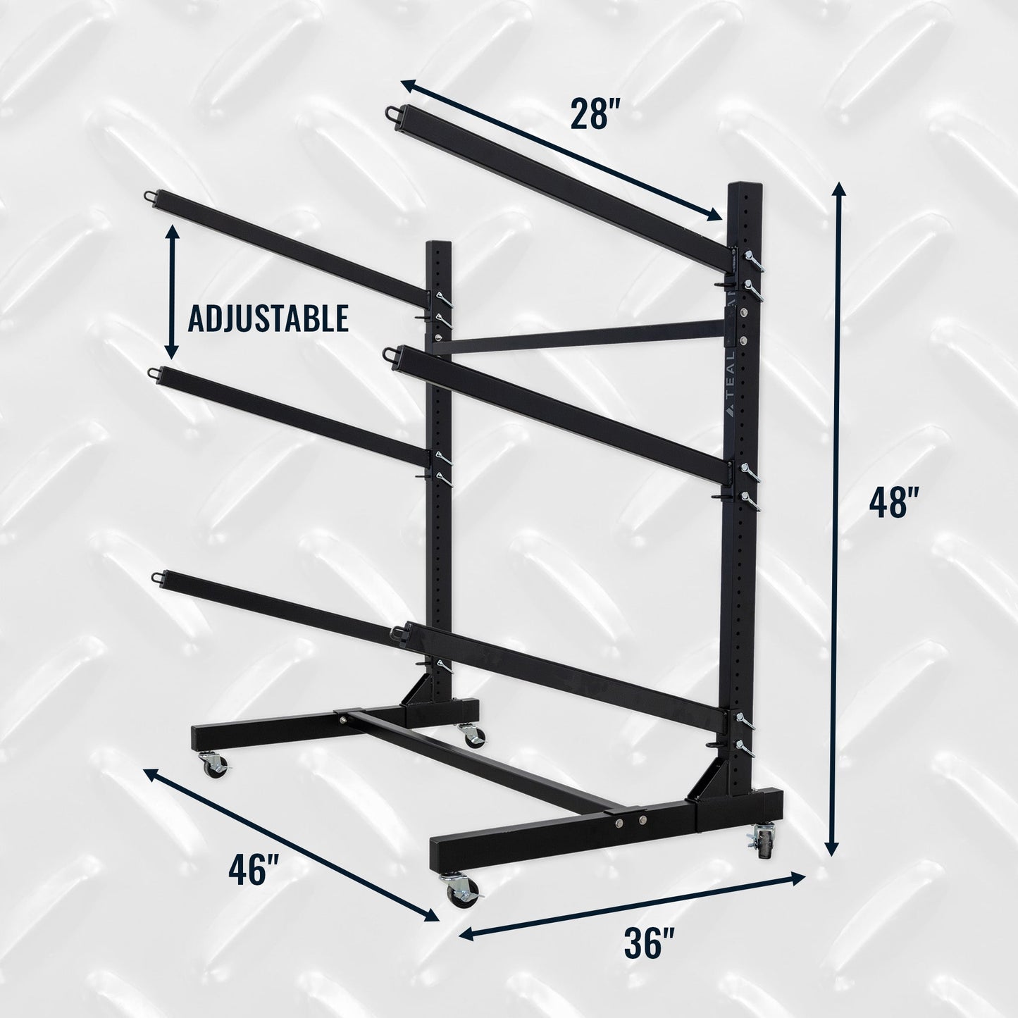 G-Watersport 3 Levels With Wheels | Single-Sided | Black