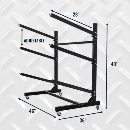 G-Watersport 3 Levels With Wheels | Single-Sided | Black