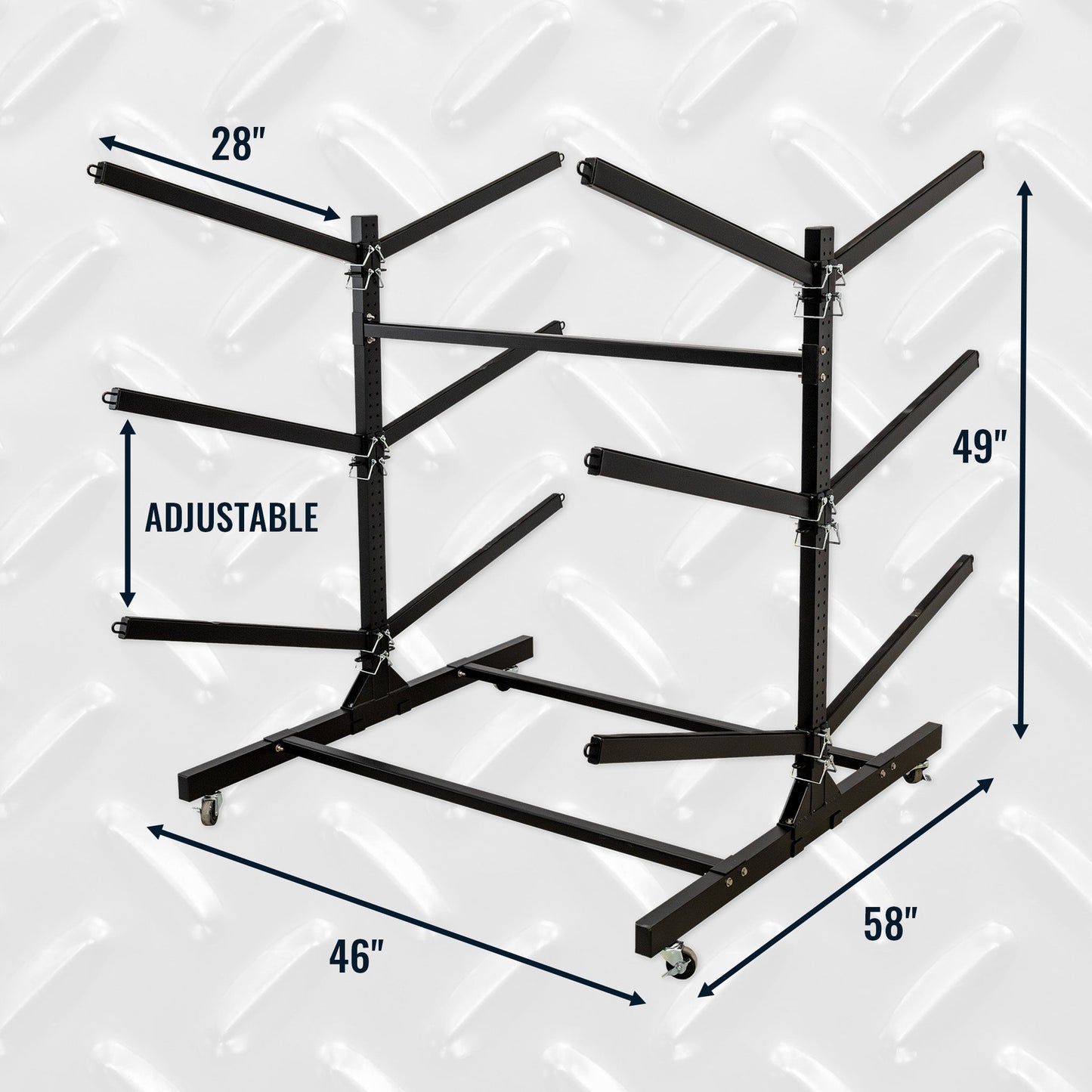 G-Watersport 6 Levels With Wheels | Double-Sided | Black