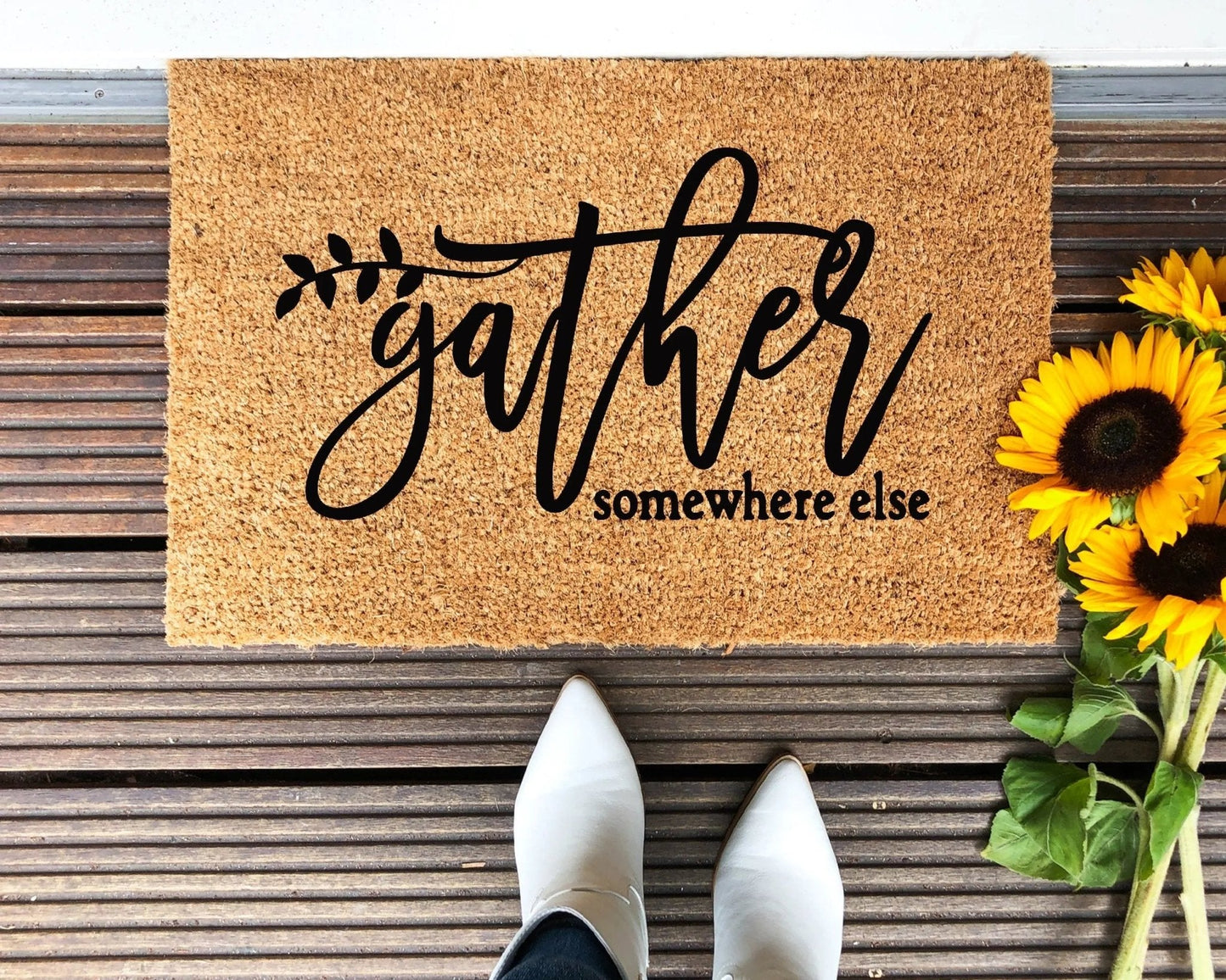 Gather Somewhere Else Doormat