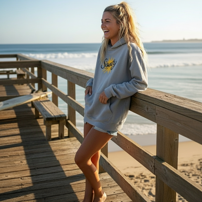 Star Burst Relaxed Hoodie Sweatshirt