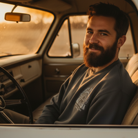 Bear Mountain Relax Crew Sweatshirt