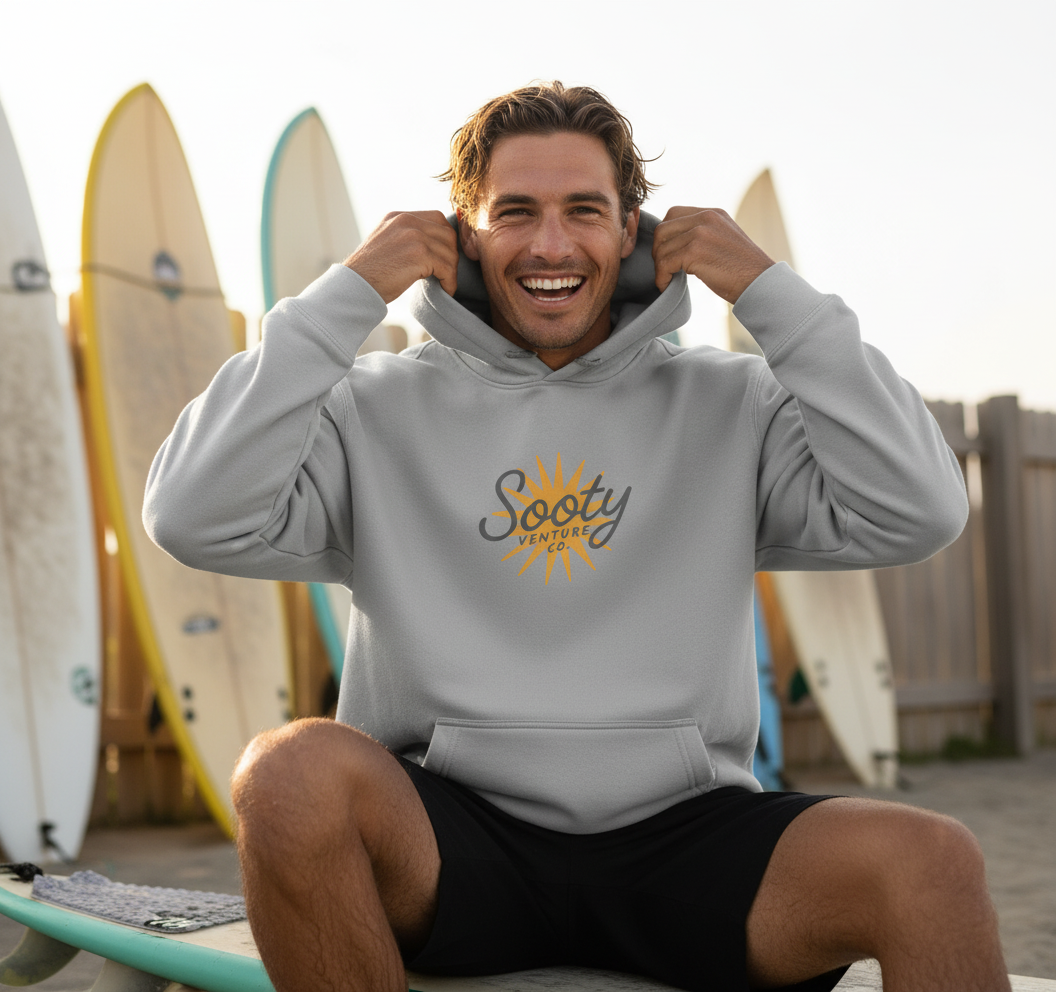 Star Burst Relaxed Hoodie Sweatshirt
