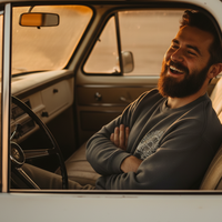 Bear Mountain Relax Crew Sweatshirt