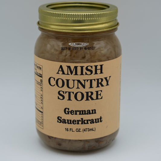 Old-Fashioned German Sauerkraut (16oz) | Amish Country Store