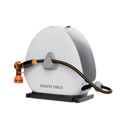 Ground-Mounted Retractable Hose Reel 82ft-130ft