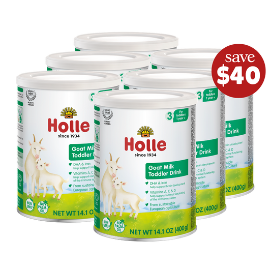 Holle Goat Milk Toddler Drink 6-Tin Bundle