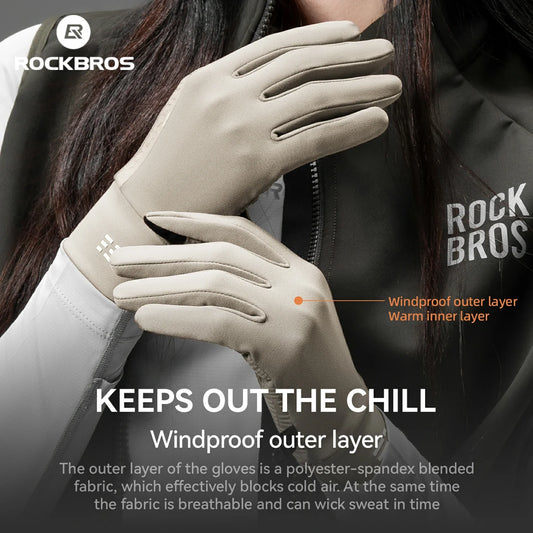 Graphene Winter Cycling Gloves for 41–59°F