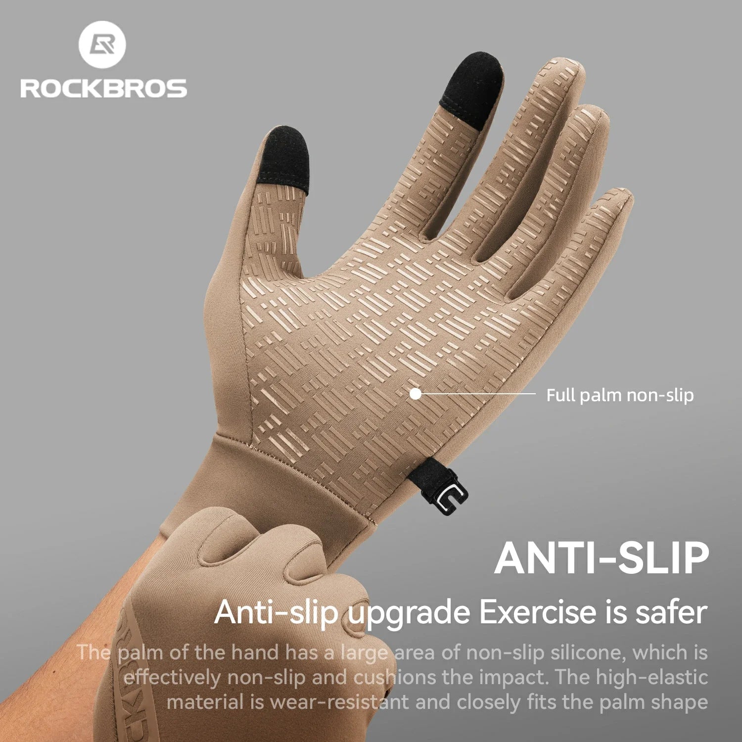 Graphene Winter Cycling Gloves for 41–59°F