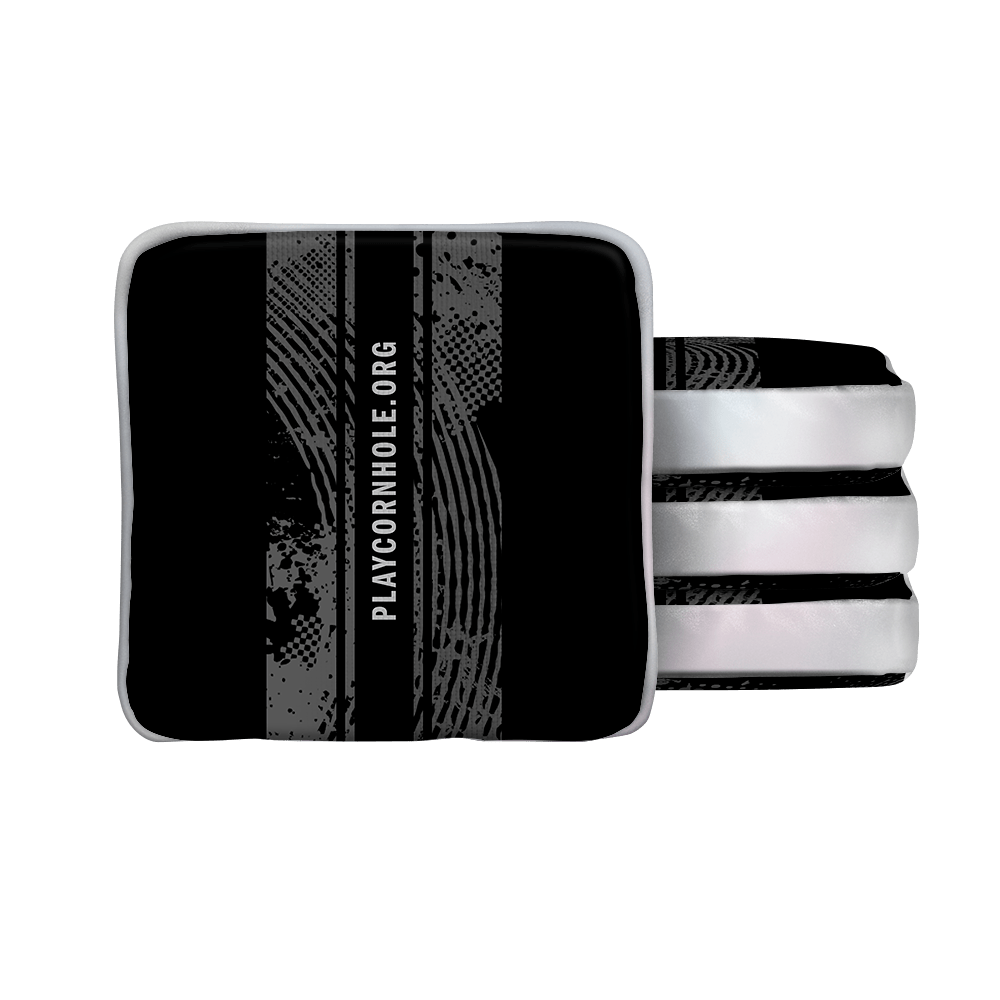 Grunge Black NXT Lumi-Tek Cornhole Bags