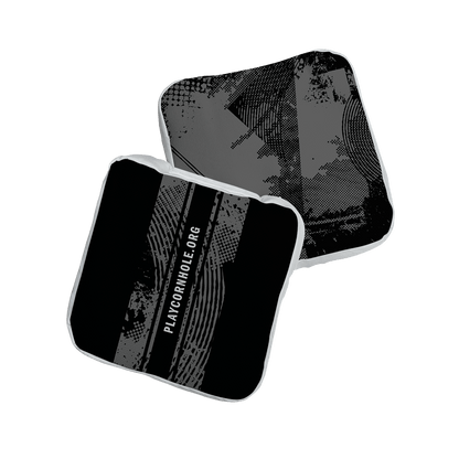 Grunge Black NXT Lumi-Tek Cornhole Bags