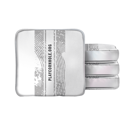 Grunge White NXT Lumi-Tek Cornhole Bags