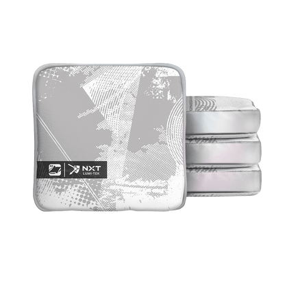 Grunge White NXT Lumi-Tek Cornhole Bags