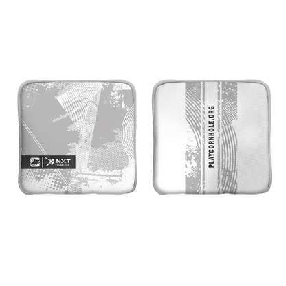 Grunge White NXT Lumi-Tek Cornhole Bags