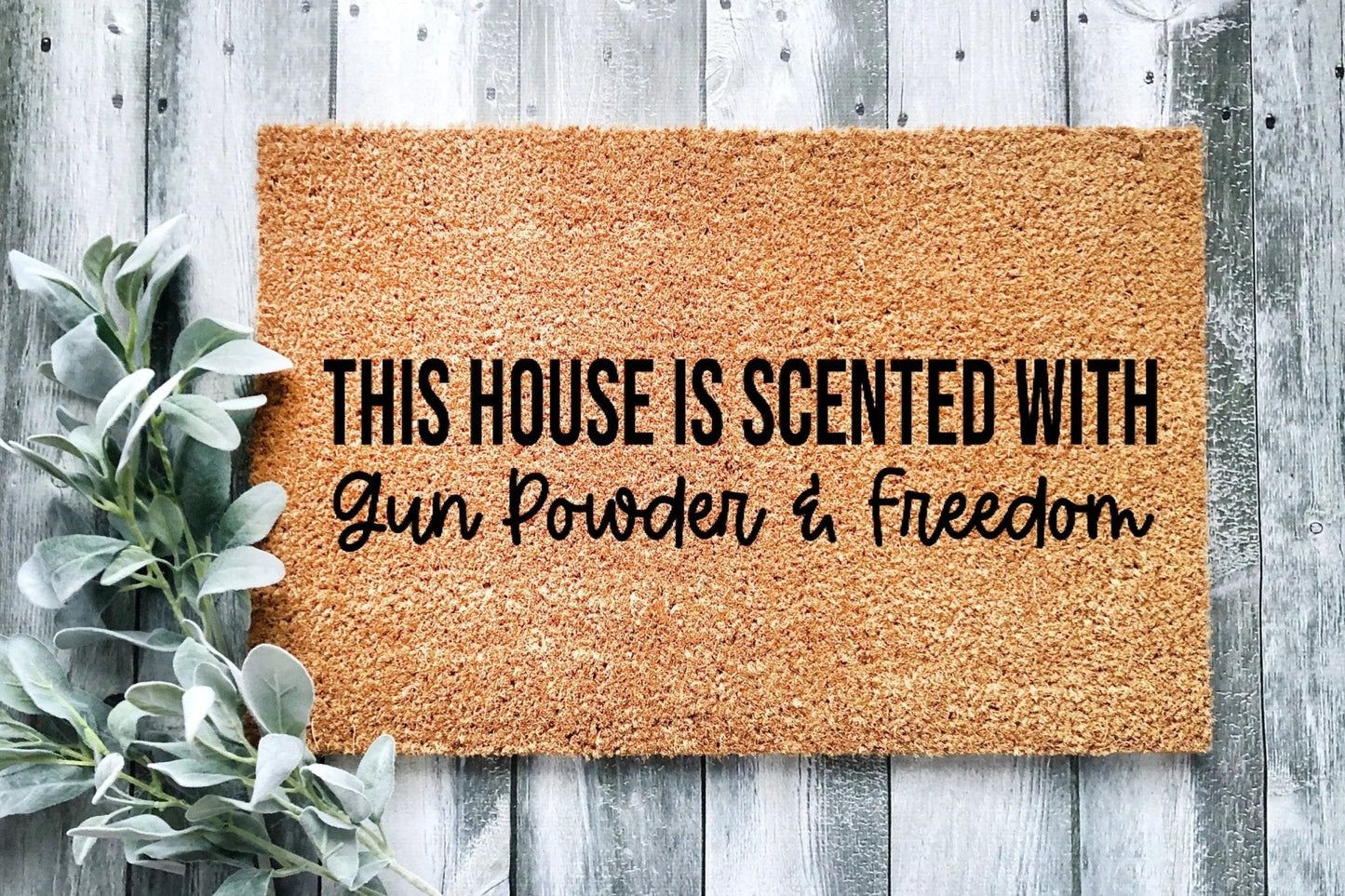 Gun Powder & Freedom Doormat