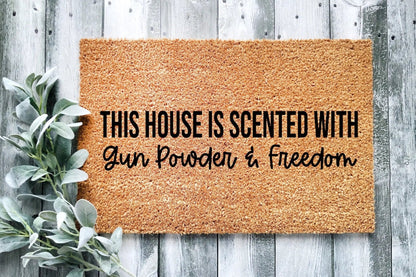 Gun Powder & Freedom Doormat