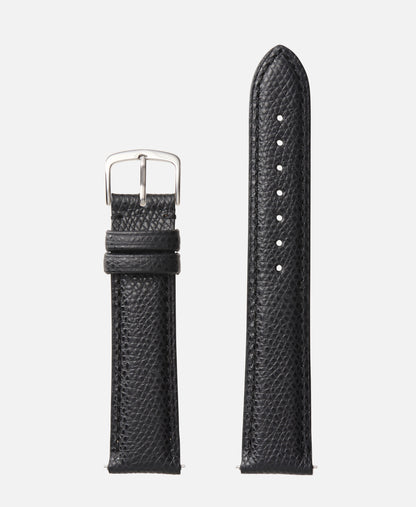 Black Genuine Epsom Leather | h2045