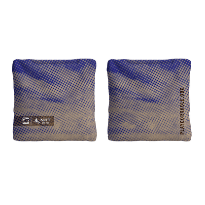 Halftone Horizon Blue NXT Dri-Tek Cornhole Bags