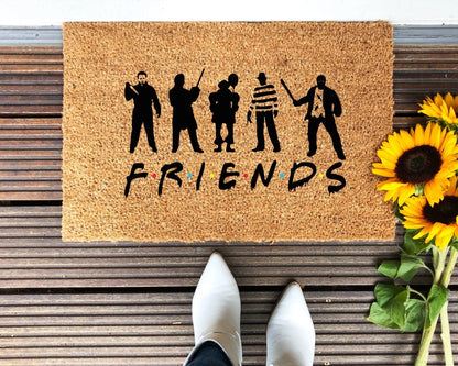 Halloween Friends Doormat