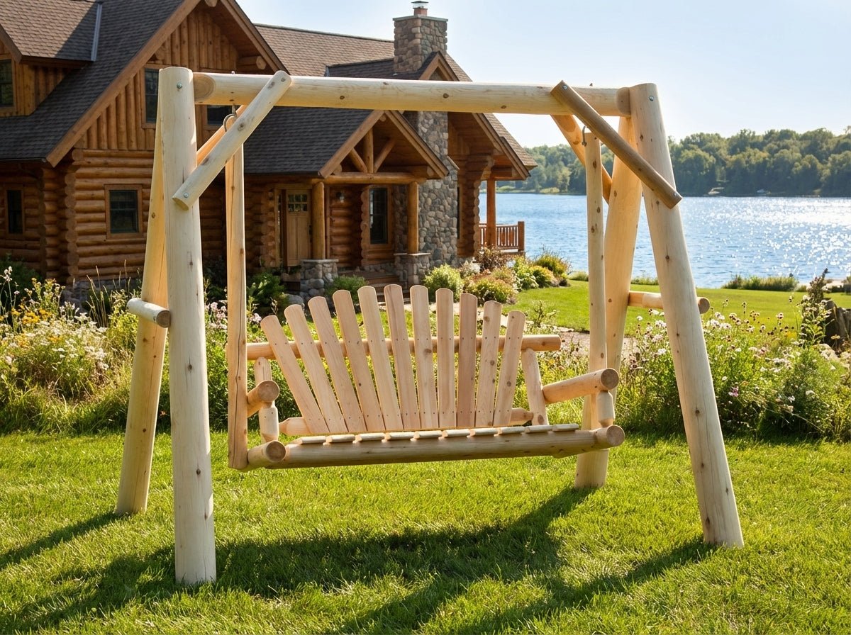 Handcrafted Patio Wooden Swing