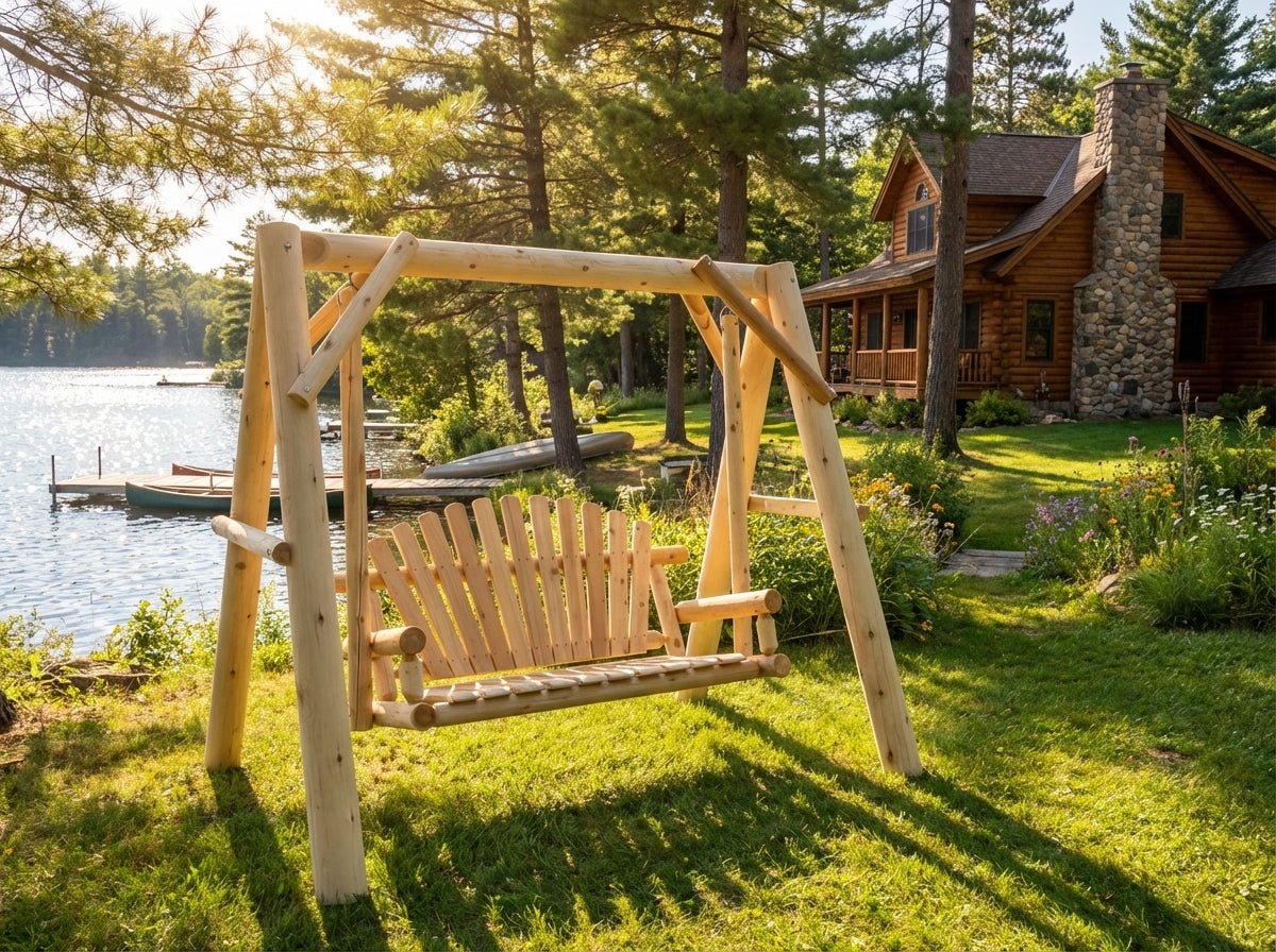Handcrafted Patio Wooden Swing