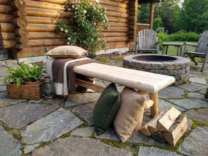 Handmade Solid Wooden Bench