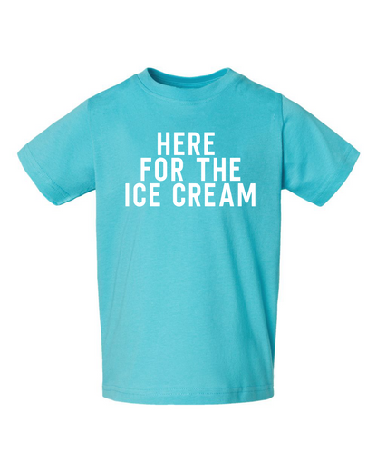 Here For The Ice Cream Toddler T-Shirt