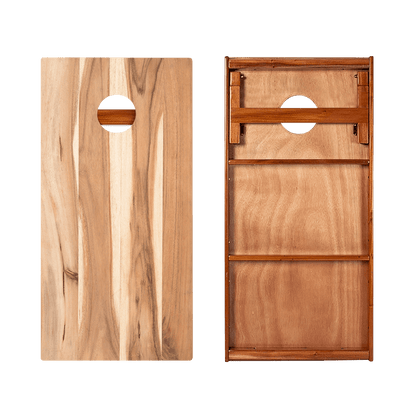 Hickory Stripes Silver Series Cornhole Boards