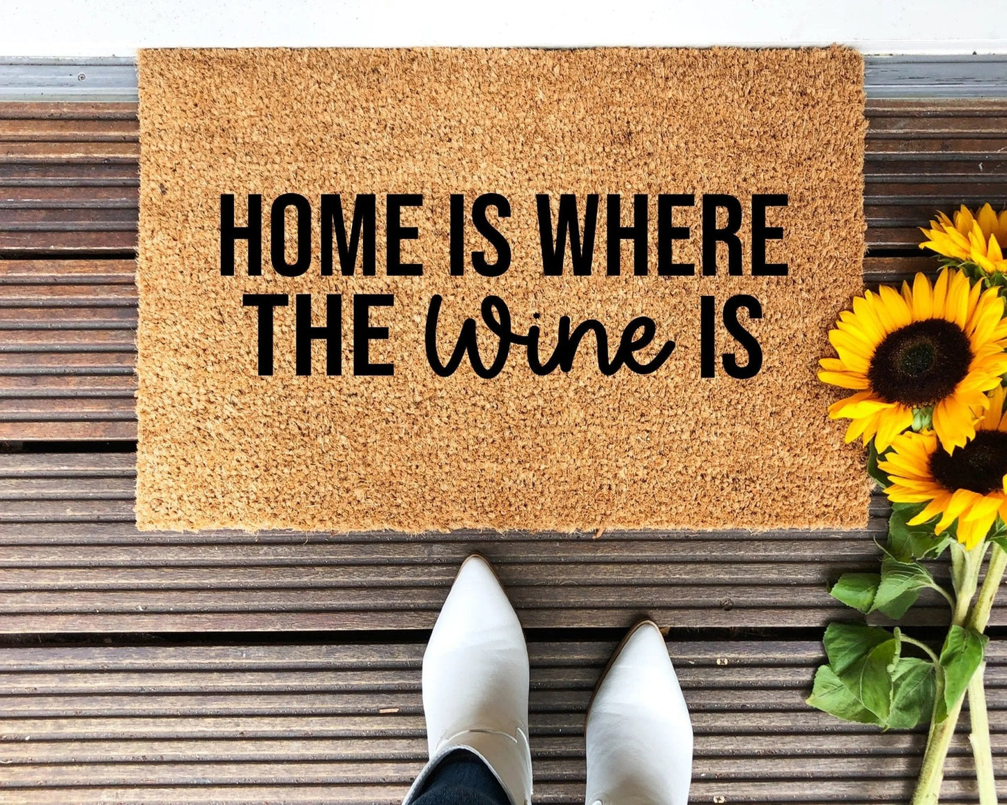 Home Is Where The Wine Is Doormat