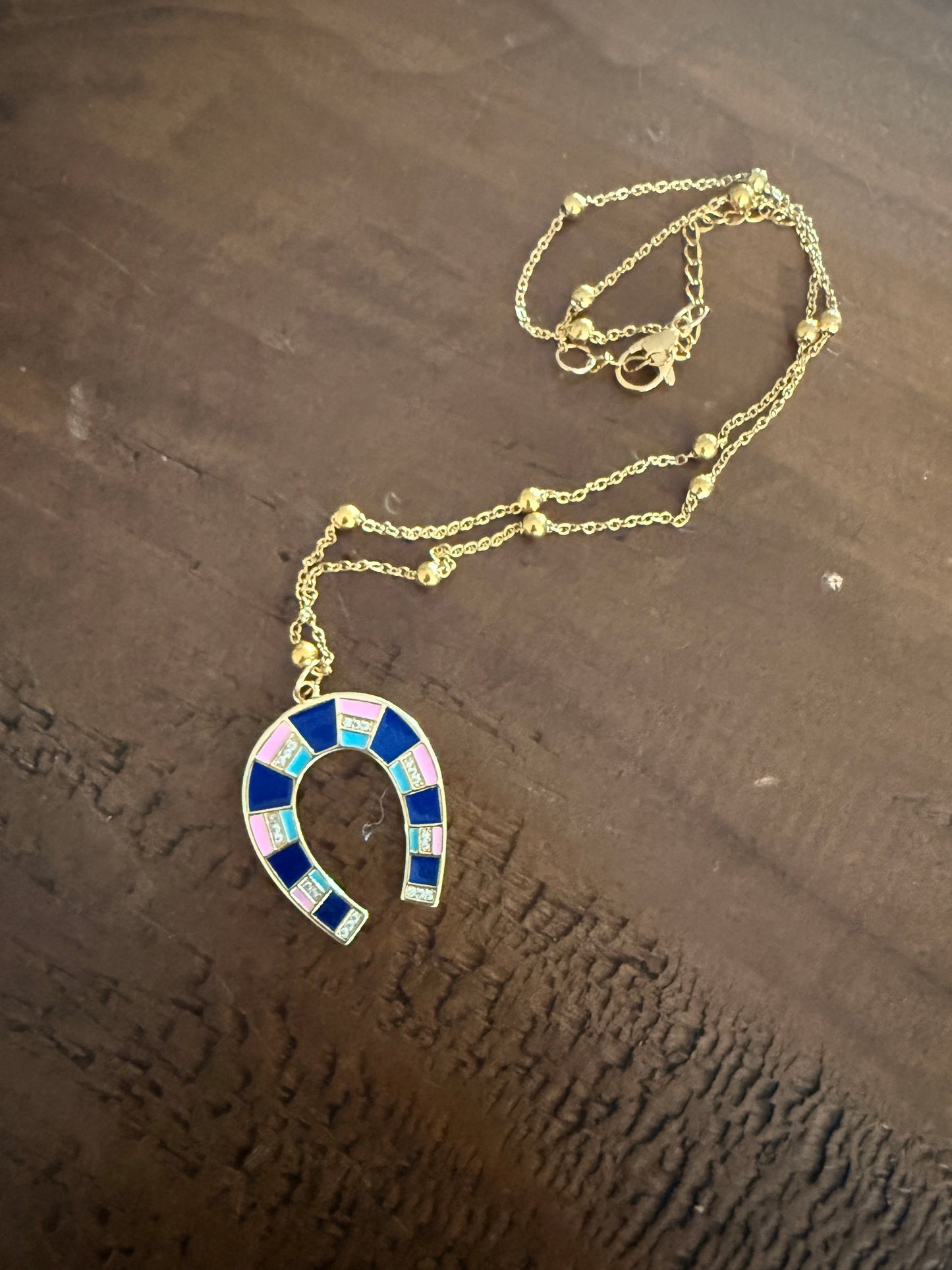 large horseshoe pendants