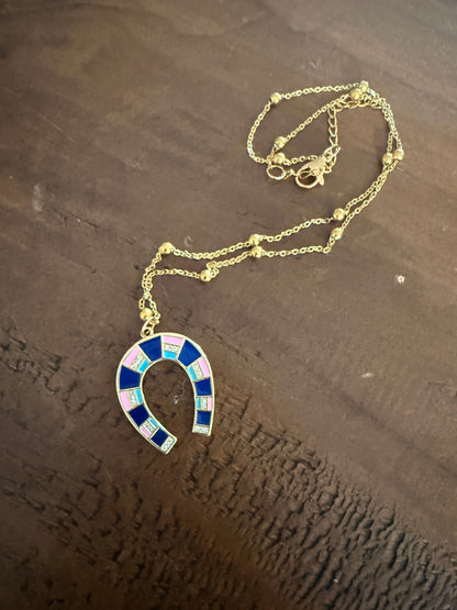 large horseshoe pendants