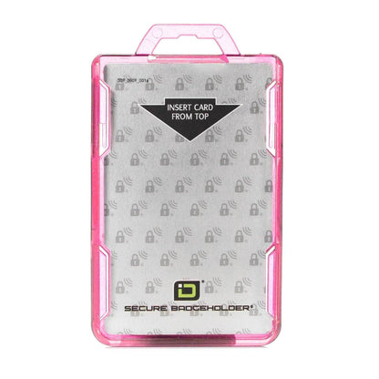 Secure Badge Holder Lite ™ Vertical 1 ID Card Holder